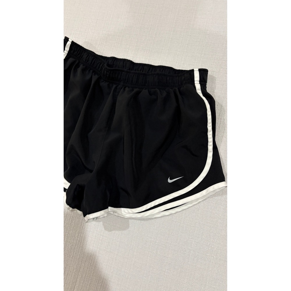 Nike Running Shorts Women XL Black Good Dri-FIT Mesh Trim Athletic